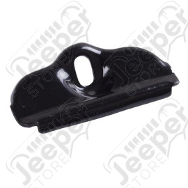 Battery Tray Hold Down Clamp, Black; 76-86 Jeep CJ