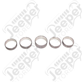 Engine Camshaft Bearing Kit, Standard; 72-91 CJ/YJ, 5.0L/5.9L/6.6L