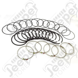 Engine Piston Ring Kit, Standard; 84-93 Jeep Wrangler YJ, 2.5L/4.0L