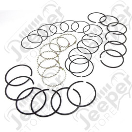 Engine Piston Ring Kit, Standard; 83-95 Jeep CJ/Wrangler YJ, 2.5L