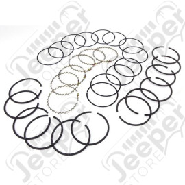 Engine Piston Ring Kit, .010; 83-95 Jeep CJ/Wrangler YJ, 2.5L