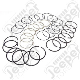 Engine Piston Ring Kit, .020; 83-95 Jeep CJ/Wrangler YJ, 2.5L