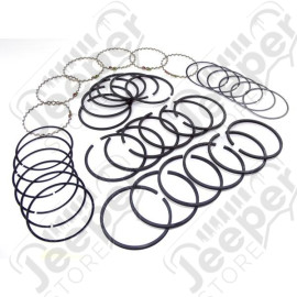 Engine Piston Ring Kit, Standard; 54-64 Jeep CJ, 226 CID