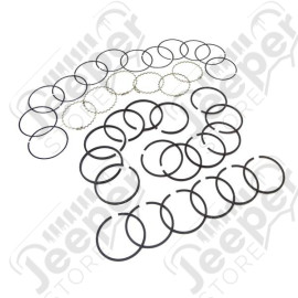 Engine Piston Ring Kit, .030; 54-64 Jeep CJ, 226 CID