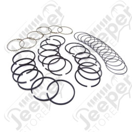 Engine Piston Ring Kit, .060; 54-64 Jeep CJ, 226 CID