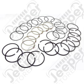 Engine Piston Ring Kit, .020 /; 72-90 Jeep CJ/Wrangler YJ, 3.8L/4.2L