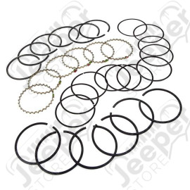Engine Piston Ring Kit, .020; 71-75 Jeep CJ