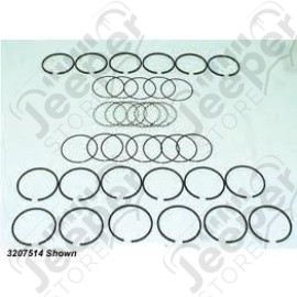 Engine Piston Ring Kit, .020; 71-75 Jeep CJ