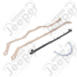 Engine Oil Pan Gasket, Cork; 83-90 Jeep CJ/Wrangler YJ, 2.5L