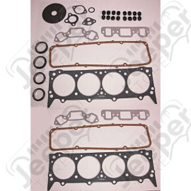 Engine Gasket Kit, Upper; 73-91 Jeep CJ/SJ, 304 CID/401 CID/360 CID