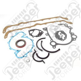 Engine Gasket Kit, Lower; 72-91 Jeep CJ/SJ