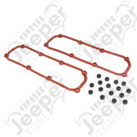 Engine Valve Cover Gaskets; 07-11 Jeep Wrangler, 3.8L