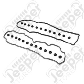 Engine Valve Cover Gasket Kit; 05-07 Jeep KJ/WK/XK, 3.7L