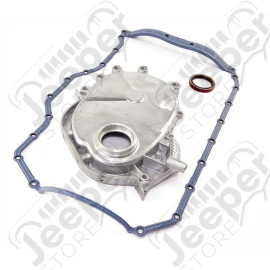 Engine Timing Cover Kit; 83-93 Jeep CJ/Wrangler YJ, 2.5L