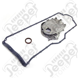 Engine Timing Cover Kit; 72-92 Jeep SJ