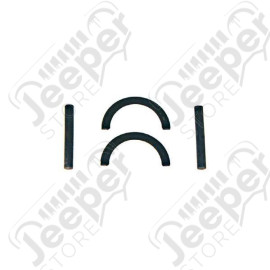 Engine Crankshaft Seal Kit, Rear; 45-71 Willys CJ, 134 CI