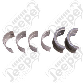 Engine Crankshaft Main Bearing Kit, .010; 41-71 Willys/Jeep