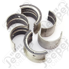 Engine Crankshaft Main Bearing Kit, .080; 41-71 Willys/Jeep
