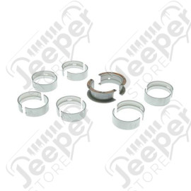 Engine Main Bearing Kit, .040 Oversize; 97-06 Wrangler TJ, 2.5L/4.0L
