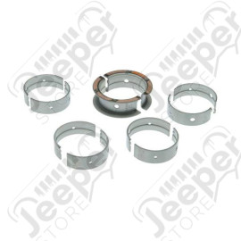 Engine Main Bearing Kit, .010 Oversize; 02-06 Jeep Liberty KJ, 2.4L