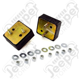 Engine Mount, Black; 72-92 Jeep CJ/SJ