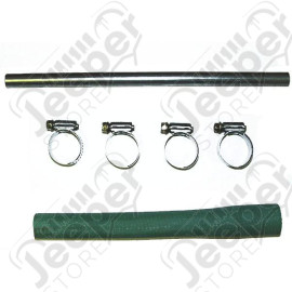 Engine Air Intake Tube Converter Kit; 84-90 Jeep CJ/Wrangler YJ