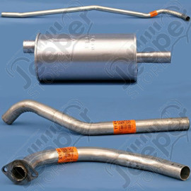 Exhaust System Kit; 45-71 Willys/Jeep