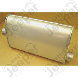 Exhaust Muffler; 93-95 Jeep Wrangler YJ, 2.5L