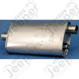 Exhaust Muffler; 86-89 Jeep Cherokee XJ, 2.5L