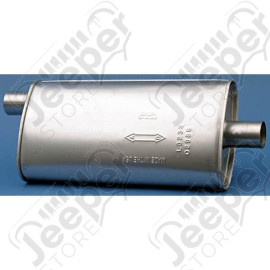 Exhaust Muffler; 87-92 Jeep Cherokee XJ, 4.0L