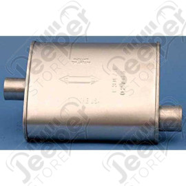 Exhaust Muffler; 87-90 Jeep Wrangler YJ, 4.2L