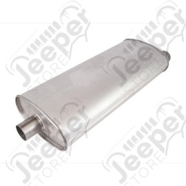 Exhaust Muffler; 05-09 Jeep Grand Cherokee WK, 3.7L/4.7L