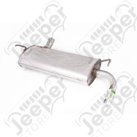 Exhaust Muffler; 07-11 Jeep Wrangler JK, 3.8L