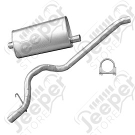 Exhaust Muffler/Tail Pipe Kit; 93-95 Jeep Cherokee XJ