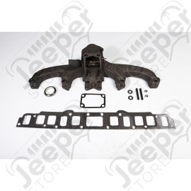 Exhaust Manifold Kit; 72-80 Jeep CJ/SJ, 3.8L/4.2L