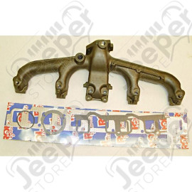 Exhaust Manifold Kit; 81-90 CJ5/CJ7/CJ8/Wrangler/Grand Wagoneer, 4.2L 