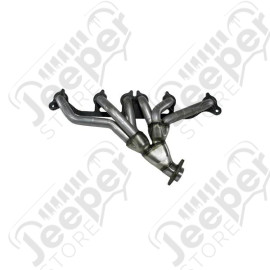 Exhaust Header, Stainless Steel; 91-98 Jeep XJ/ZJ/YJ/TJ, 4.0L