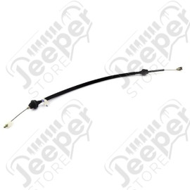 Carburetor Accelerator Cable; 87-90 Jeep Wrangler YJ, 4.0L