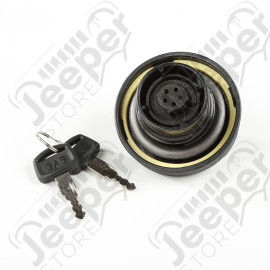 Gas Cap, Locking; 00-06 Wrangler/Cherokee/Grand Cherokee/Liberty
