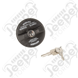 Gas Cap, Locking, 03-18 Jeep Wrangler JK, 18-20 JL, 2020 JT