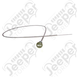 Carburetor Accelerator Cable, Olive Knob; 41-71 Willys/CJ