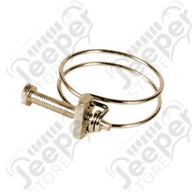 Carburetor Hose Clamp, Double Wire, 2.5 in; 41-53 Willys, 134CI