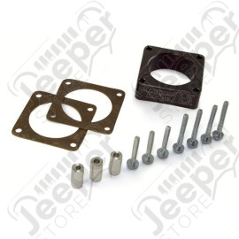 Throttle Body Spacer; 91-06 Jeep Wrangler/Cherokee XJ/YJ/TJ