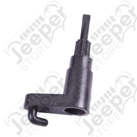HVAC Heater Blend Door Lever, Upper Defroster; 97-01 Jeep Wrangler TJ