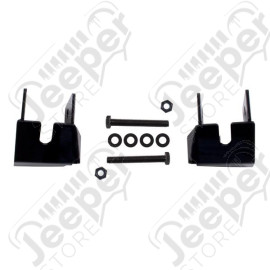 Skid Plate Kit, Rear, Lower, Control ArmS; 07-18 Jeep Wrangler JK
