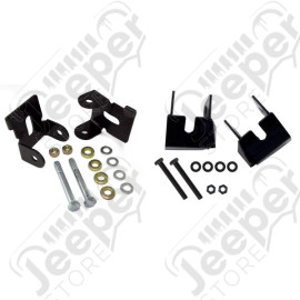 Skid Plate Kit, Lower, Control Arms; 07-18 Jeep Wrangler JK/JKU