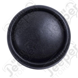 Horn Button, Black; 76-95 Jeep CJ/Wrangler YJ