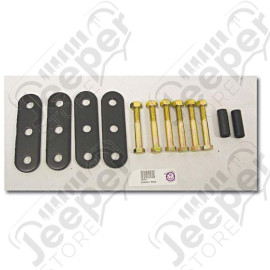 Suspension Leaf Spring Shackle Kit, Heavy Duty; 55-75 Jeep CJ