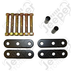 Suspension Leaf Spring Shackle Kit, Front, HD; 76-86 Jeep CJ