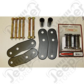 Suspension Leaf Spring Shackle Kit, Rear, 1 Inch Lift, HD; 87-95 YJ